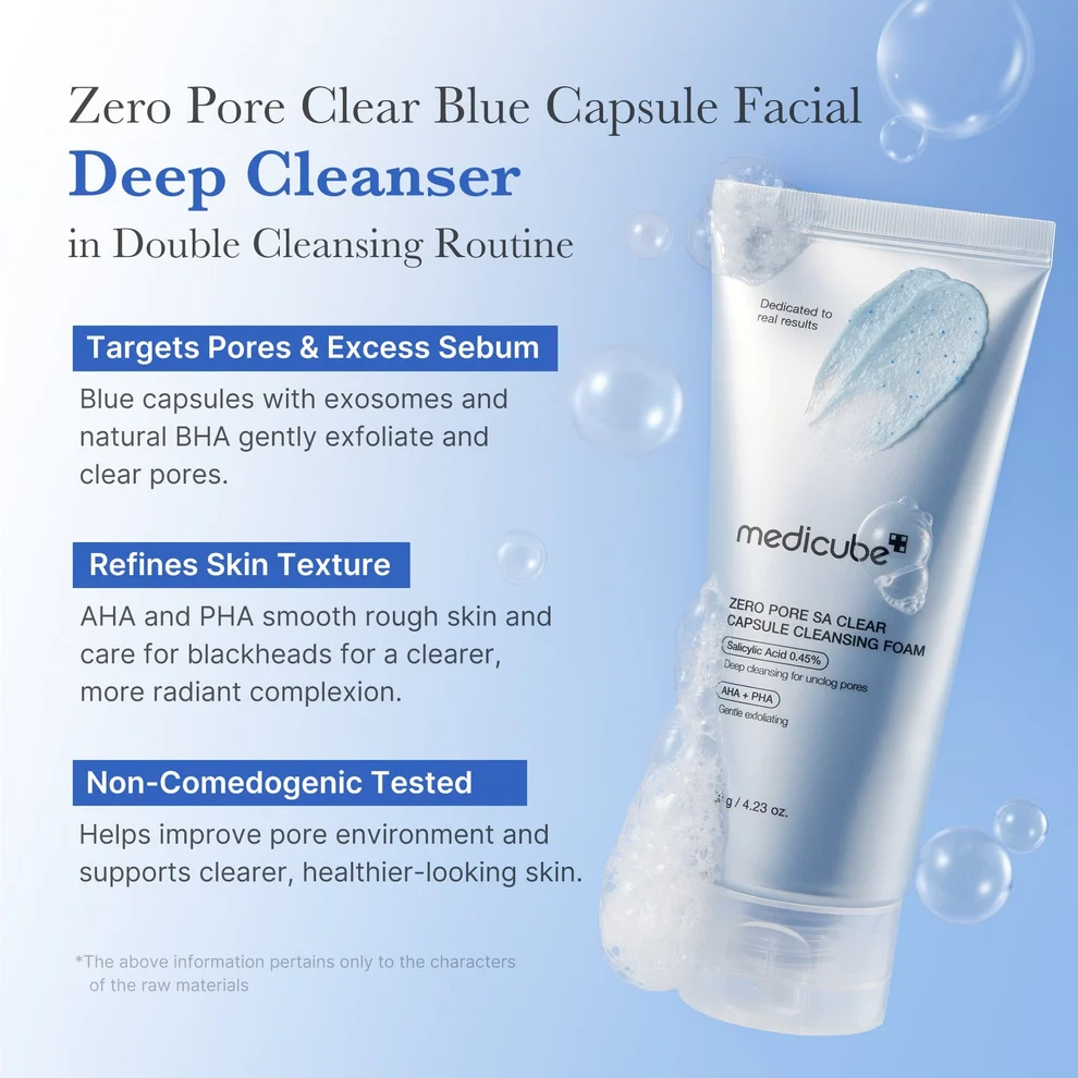 Medicube Zero Pore SA Clear Capsule Cleansing Foam alternate view