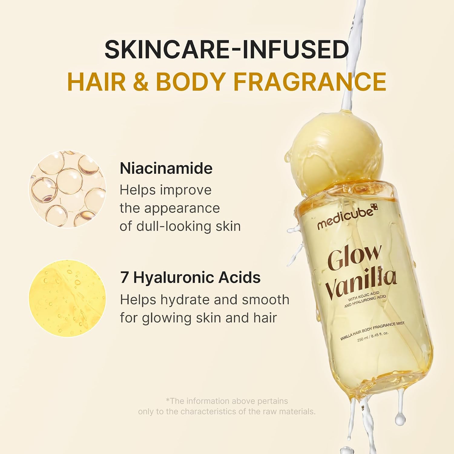 Glow Vanilla Hair & Body Fragrance Mist - 100ml alternate view