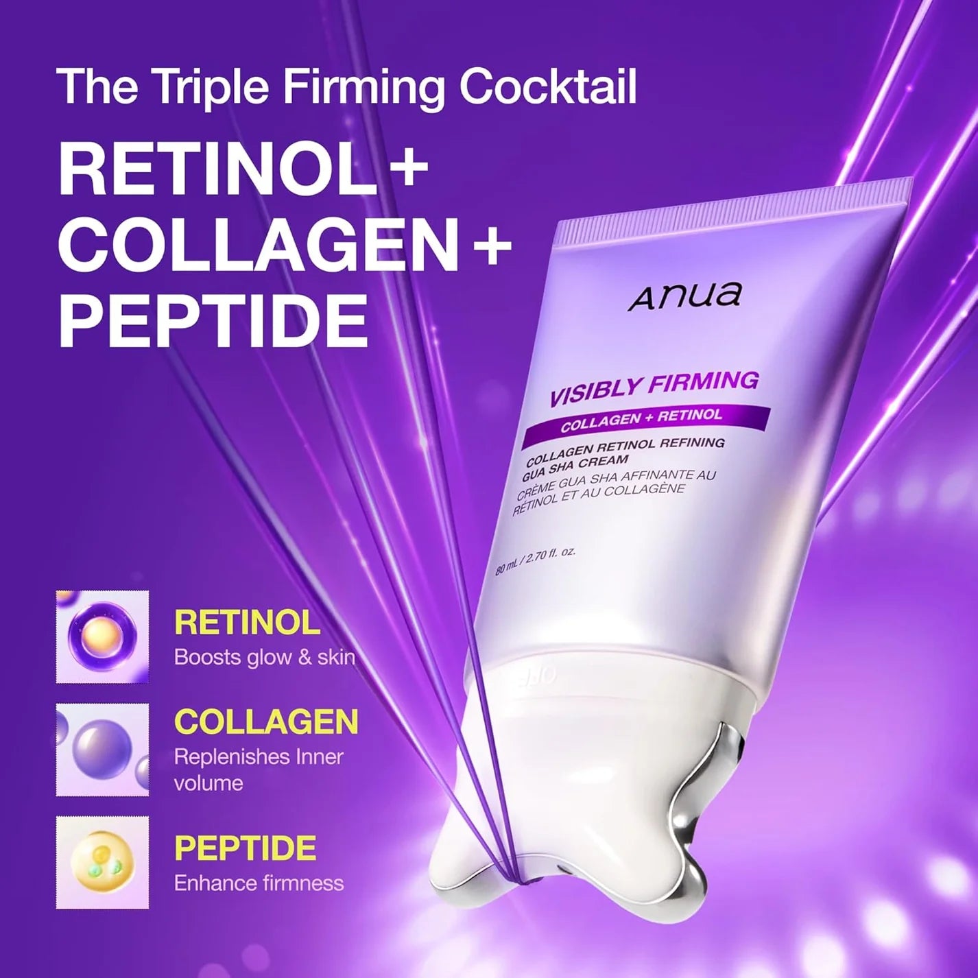 Visibly Firming Collagen Retinol Refining Gua Sha Cream 80ml alternate view