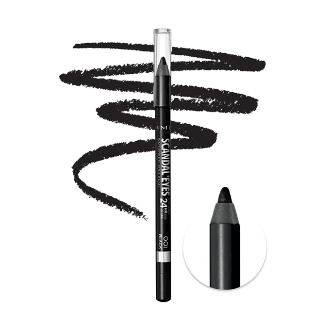 Rimmel London Scandaleyes Waterproof Eyeliner - Black view 3