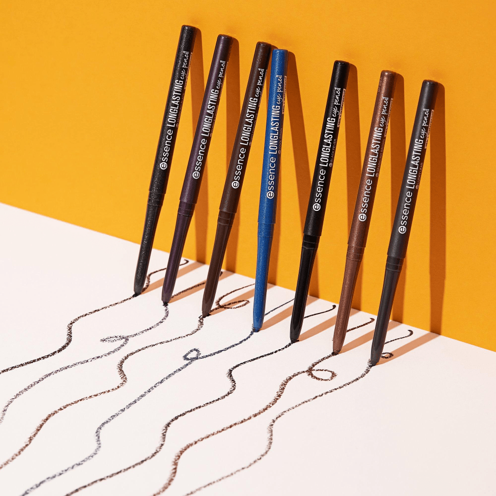 Essence Long Lasting Eye Pencil - 34 Sparkling Black view 3
