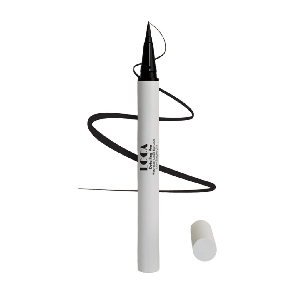 Loca Detailing Pen Waterproof Liquid Eye Liner - Blackest Black 01