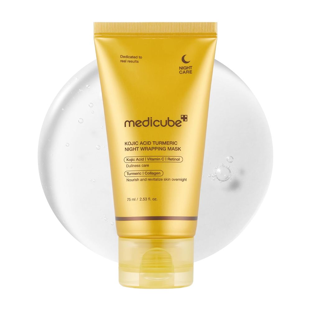 Medicube Night Mask with Kojic Acid & Turmeric for Brightening and Even Skin Tone – 75ml