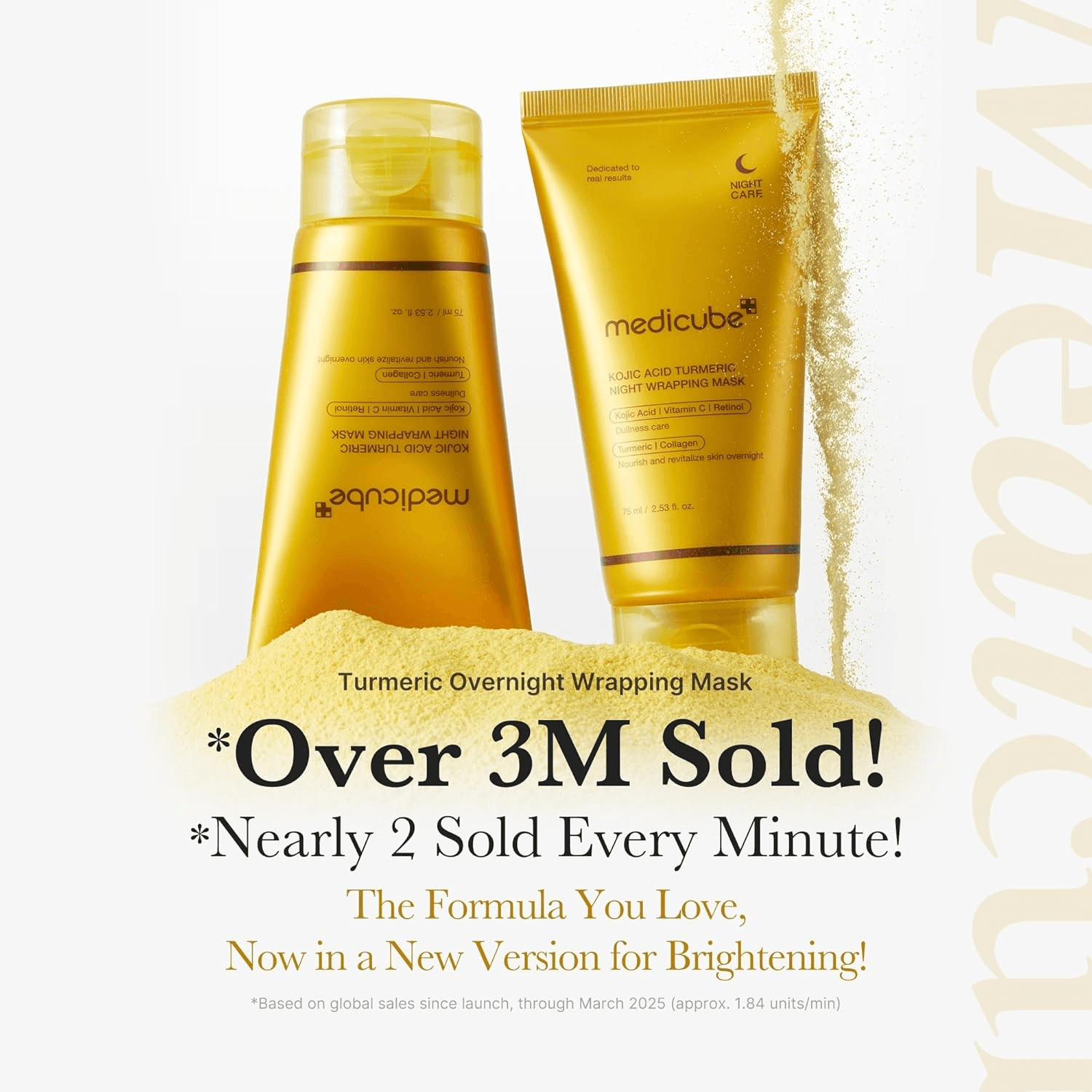Medicube Night Mask with Kojic Acid & Turmeric for Brightening and Even Skin Tone – 75ml alternate view