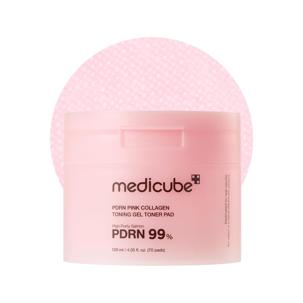 Medicube, PDRN Pink Collagen Toning Gel Toner Pad -  70 Pads