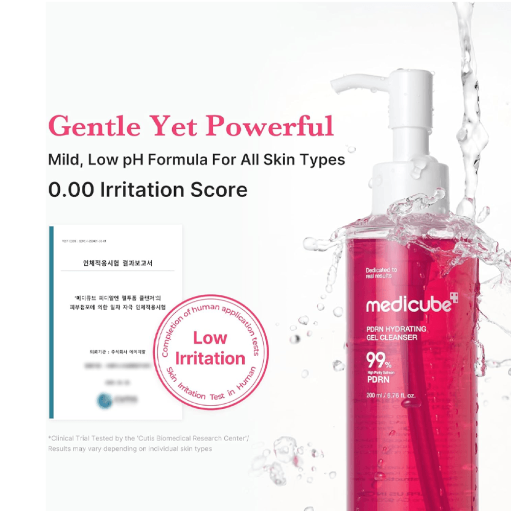 Medicube PDRN Hydrating Gel Cleanser - 200ml view 4