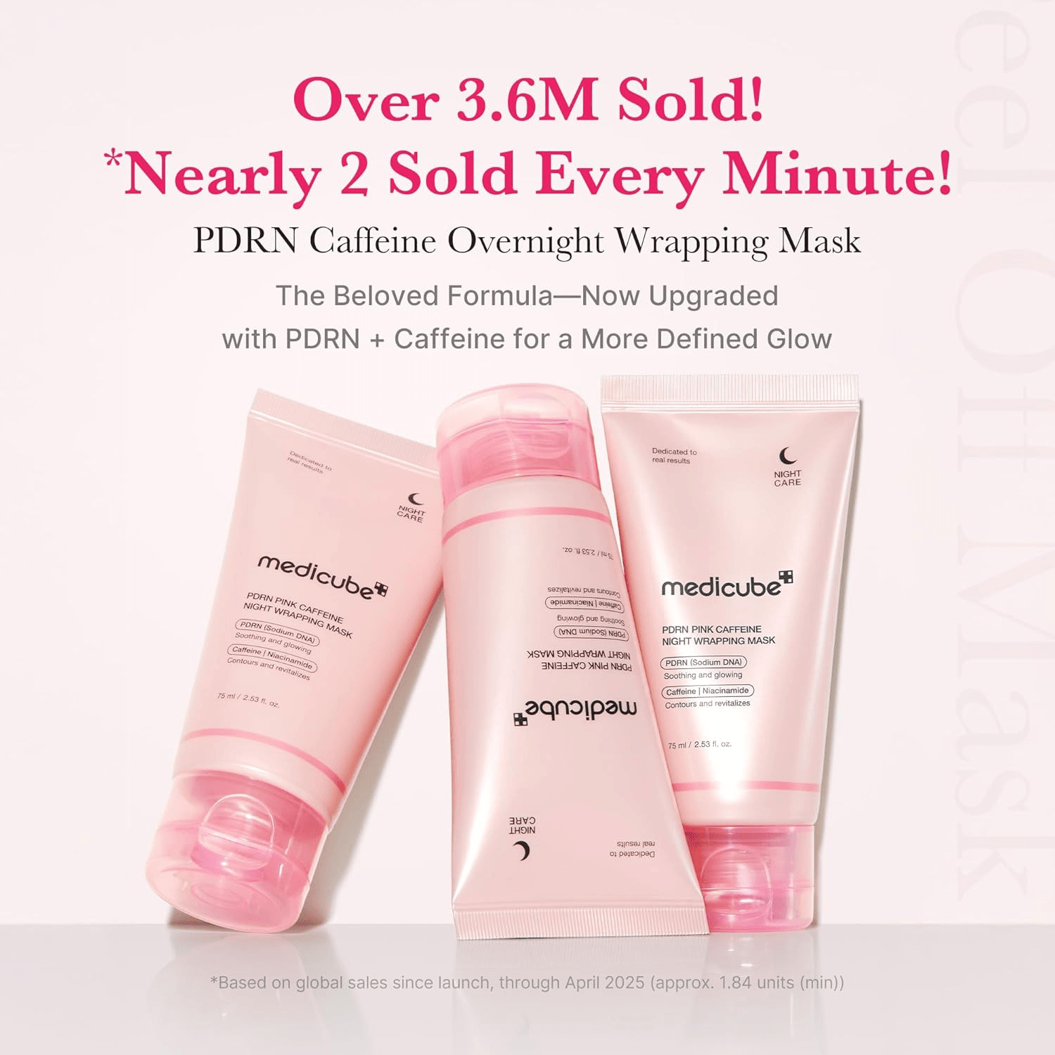 Medicube PDRN Pink Caffeine Night Wrapping Mask - 75ml alternate view