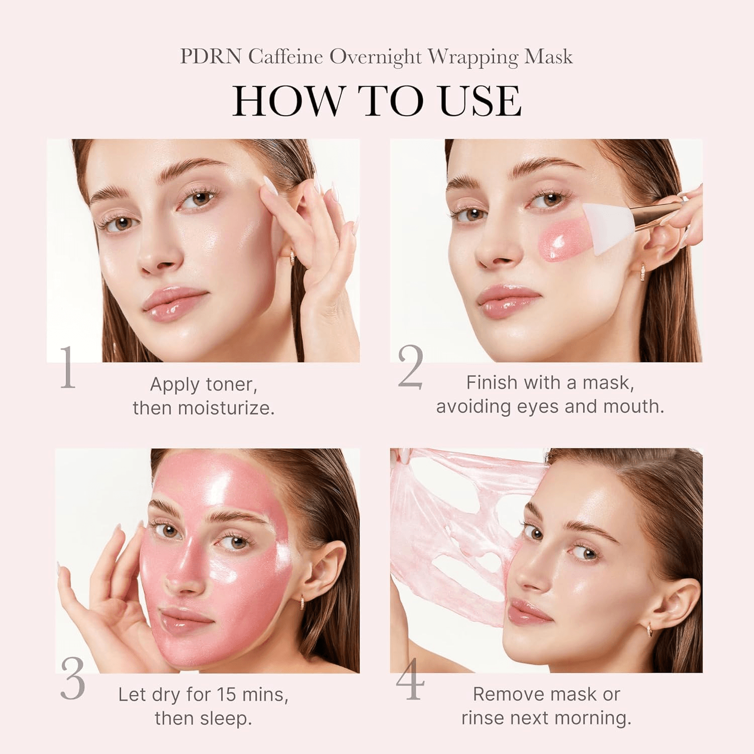 Medicube PDRN Pink Caffeine Night Wrapping Mask - 75ml view 5