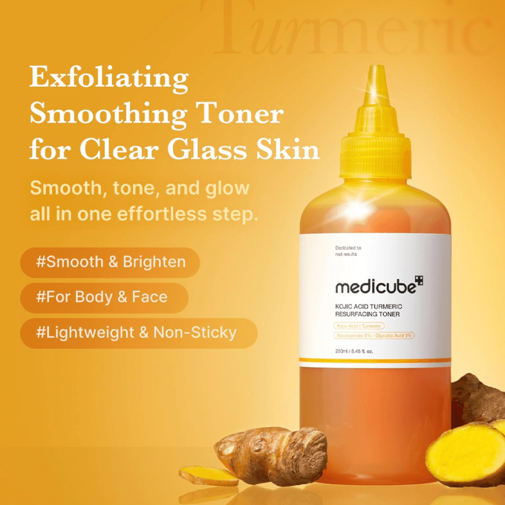 Medicube Kojic Acid Turmeric Resurfacing Toner - 250ml view 3