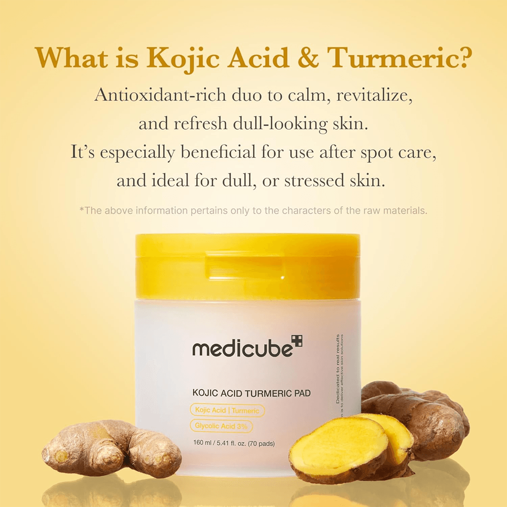Medicube Kojic Acid Turmeric 70 Pads - 160ml view 3