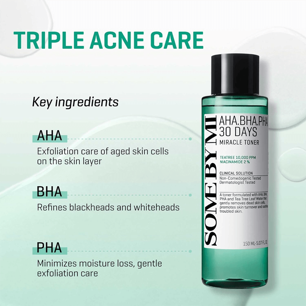 Some By Mi AHA. BHA. PHA 30 Days Miracle Toner - 150ml view 3