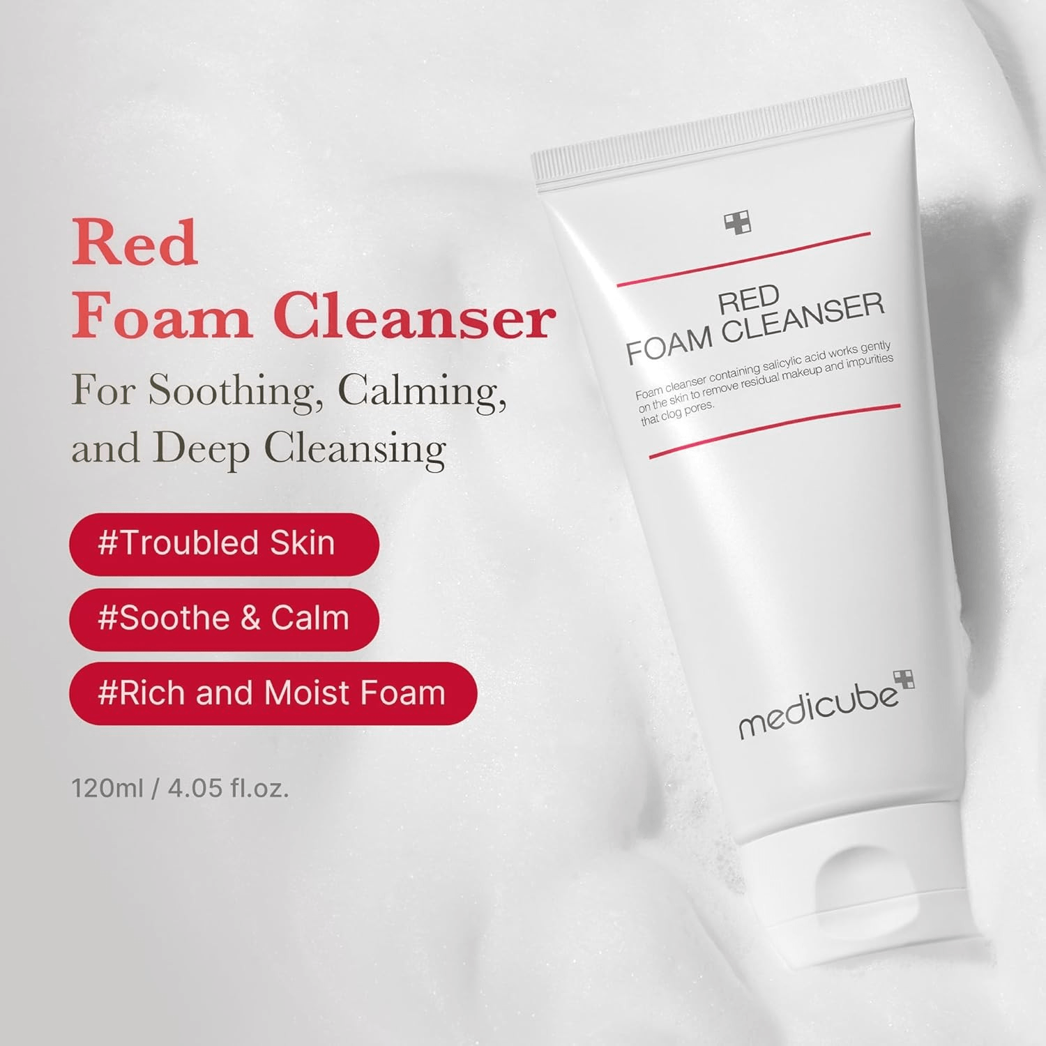 Medicube Red Foam Cleanser - 120Ml view 4