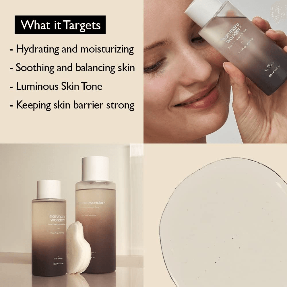 HaruHaru Wonder Black Rice Hyaluronic Toner - 150ml alternate view