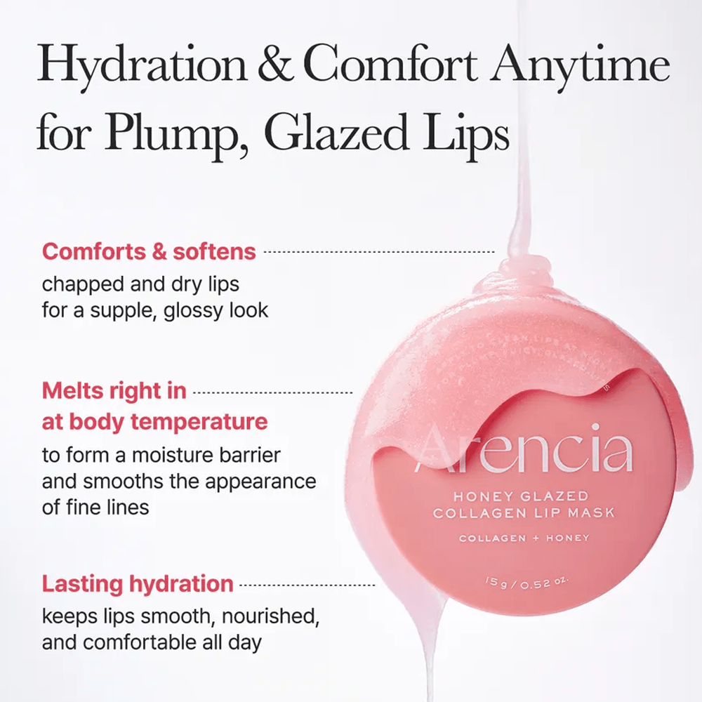 Arencia Honey Glazed Collagen Lip Mask - 15g view 4