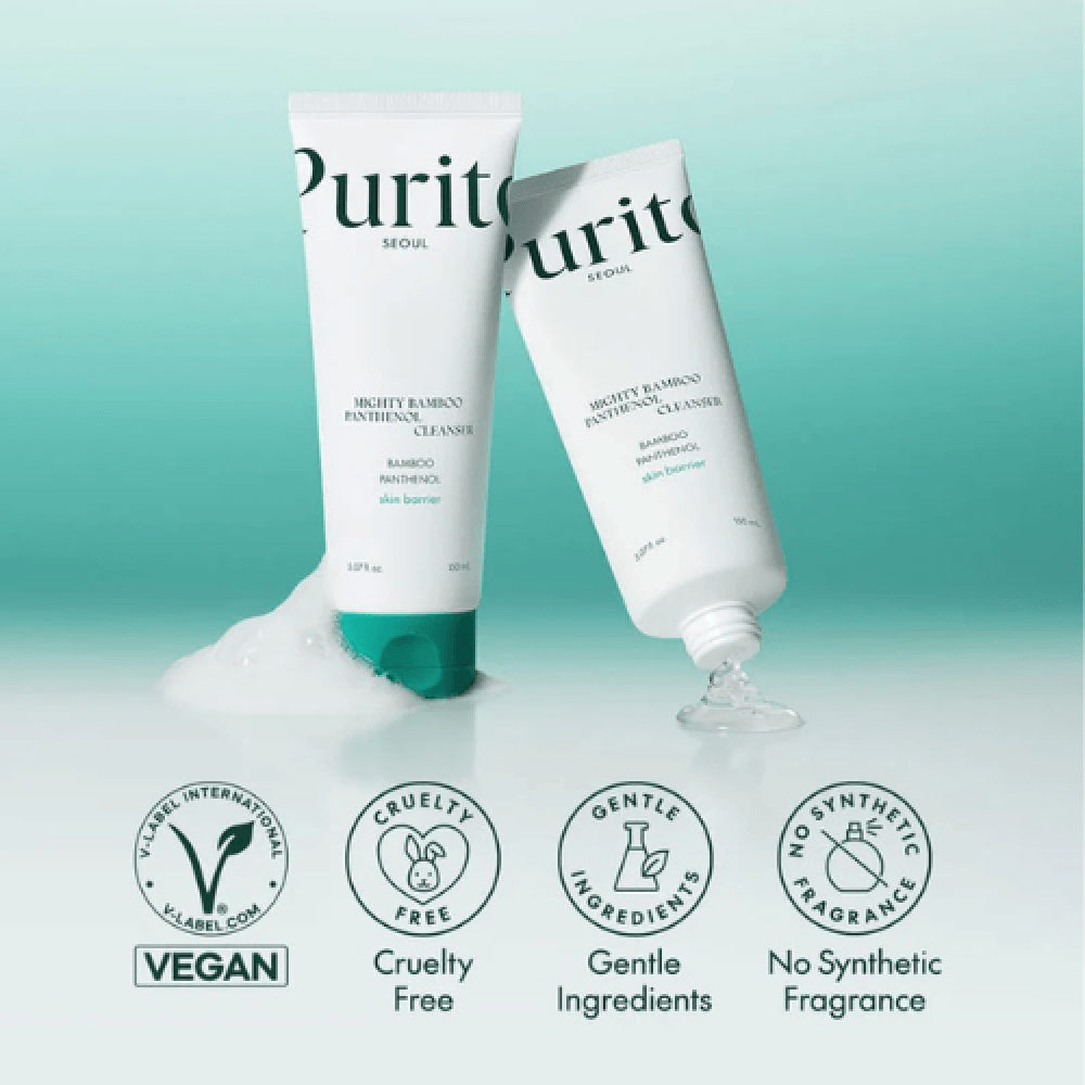 PURITO Seoul Mighty Bamboo Panthenol moisture Barrier Cleanser - 150ml view 3
