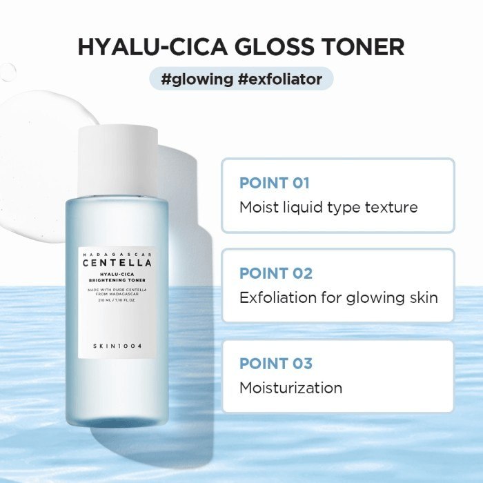 Skin1004 Madagascar Centella Hyalu-Cica Brightening Toner - 210ml view 3