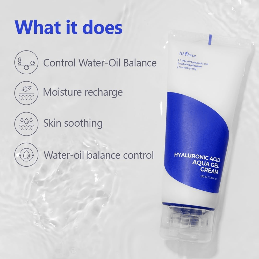 Isntree Hyaluronic Acid Aqua Gel Cream - 100ml view 3