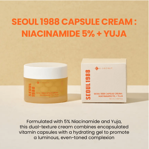 K Secret Seoul 1988 Capsule Cream Niacinamide 5% + Yuja - 50ml alternate view