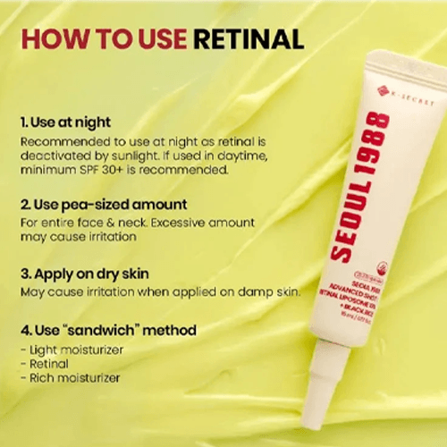 K Secret Seoul 1988 Advanced Shot Retinal Liposome 12% + Black Rice - 15ml view 9