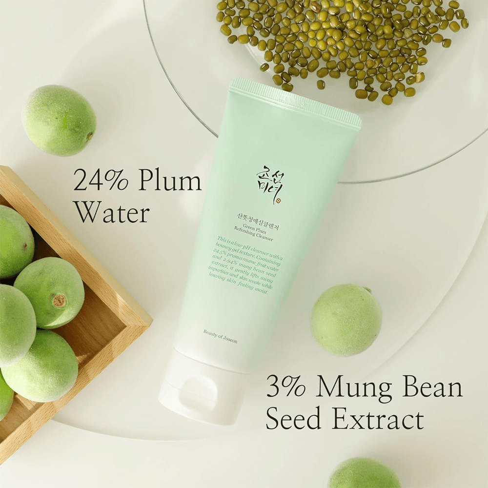 BEAUTY OF JOSEON Green Plum Refreshing Cleanser - 100ml view 3