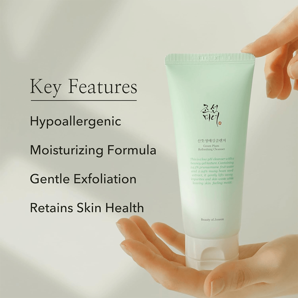 BEAUTY OF JOSEON Green Plum Refreshing Cleanser - 100ml view 4