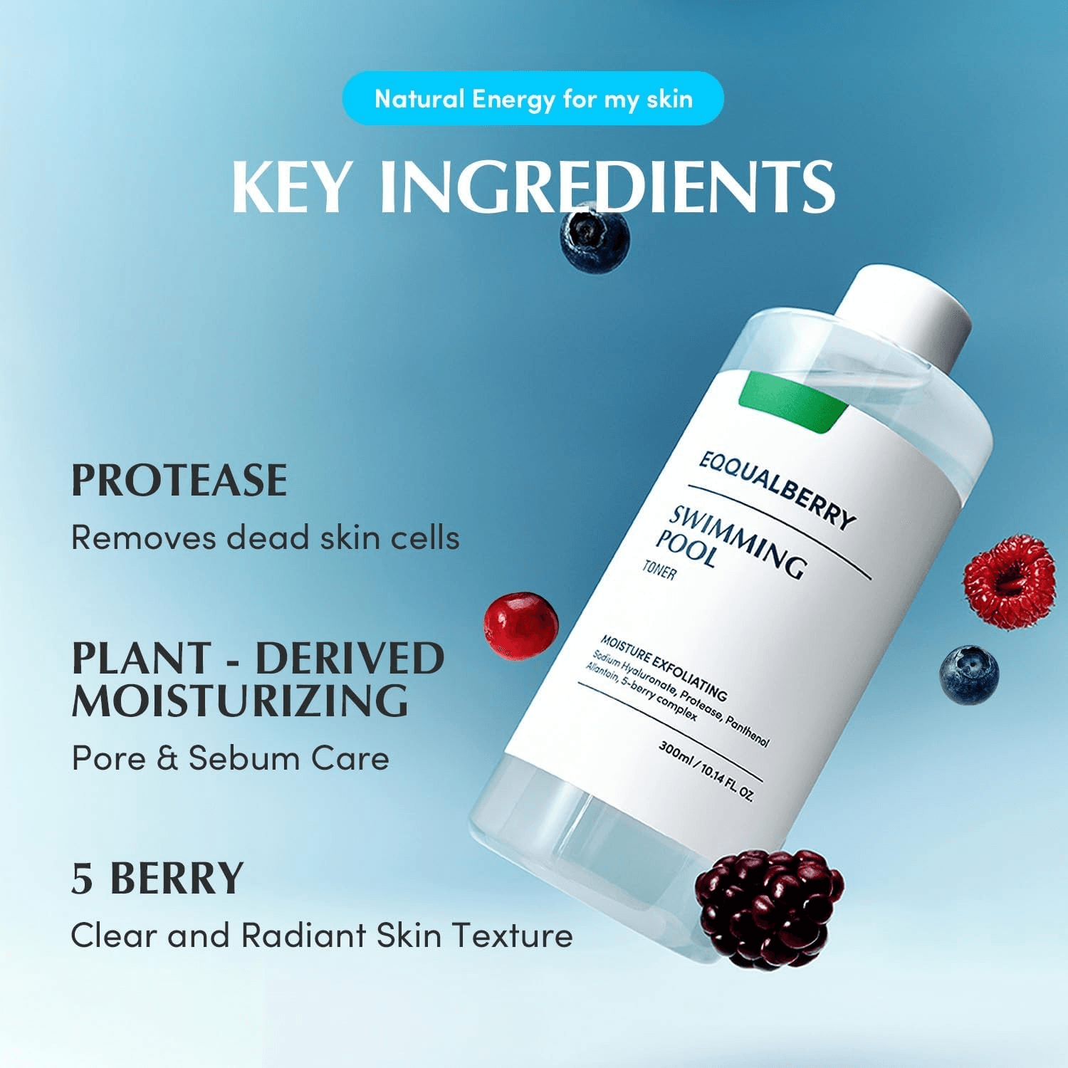 Eqqualberry Swimming Pool Toner - 300Ml view 4
