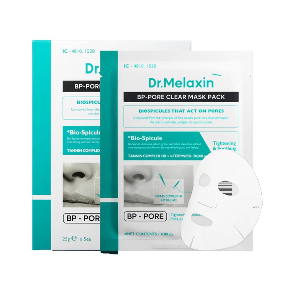 Dr.Melaxin BP Pore Clear Facial Mask - (5 Sheets)
