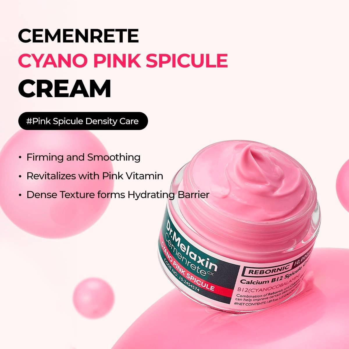 Dr.Melaxin Cemenrete Cyano Pink Spicule Cream - 50ml alternate view