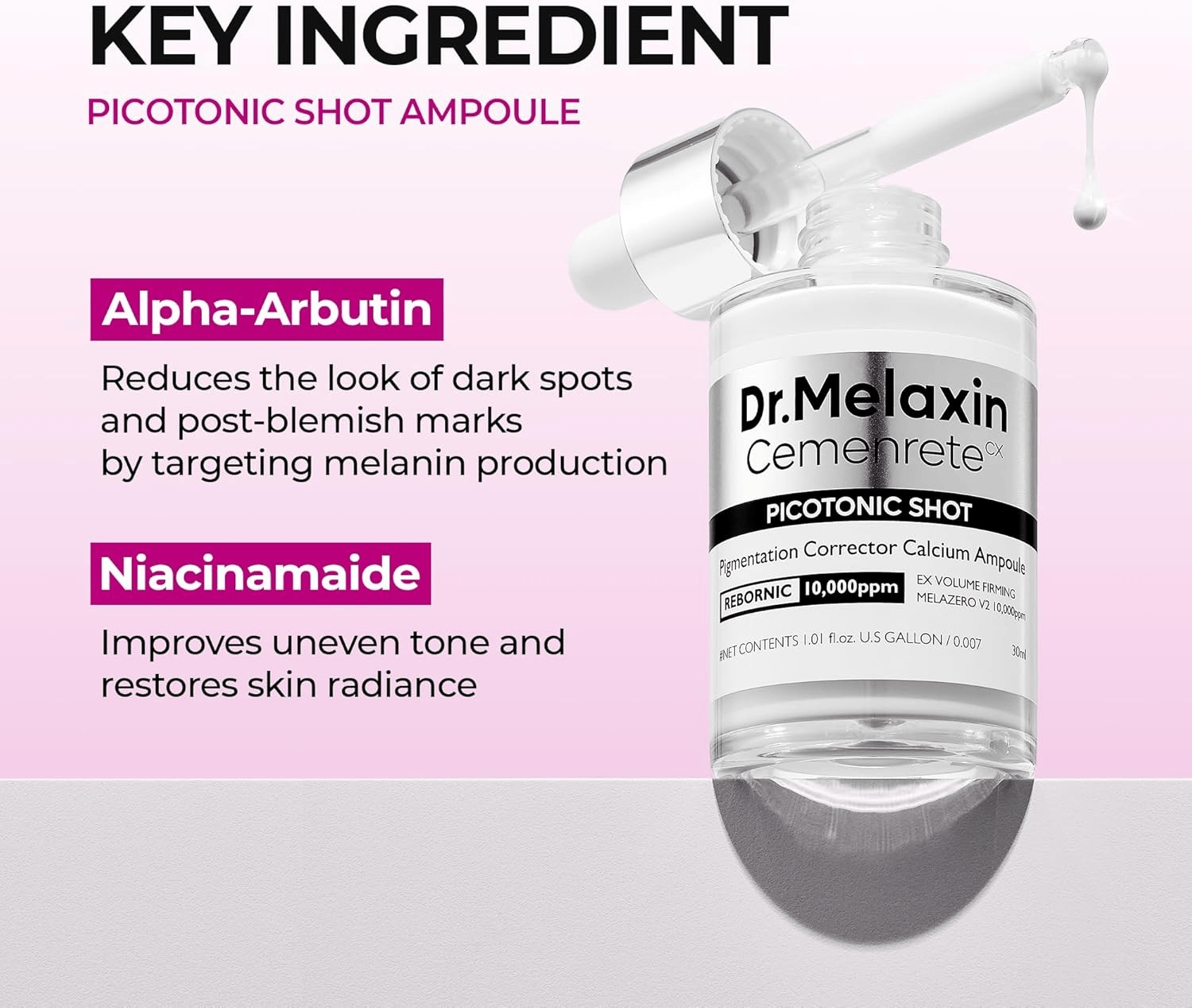 Dr.Melaxin Cemenrete Picotonic Shot Ampoule - 30ml view 4