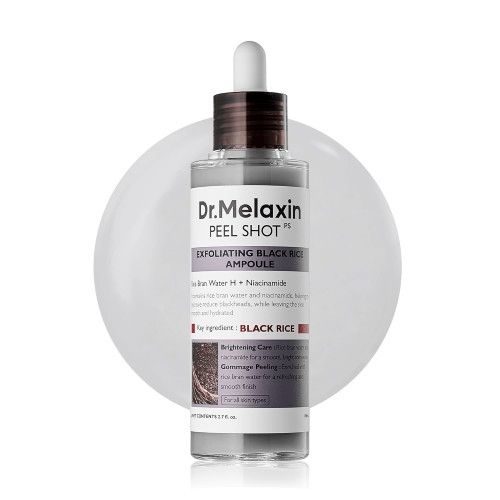 Dr.Melaxin Peel Shot Exfoliating Black Rice Ampoule - 80ml