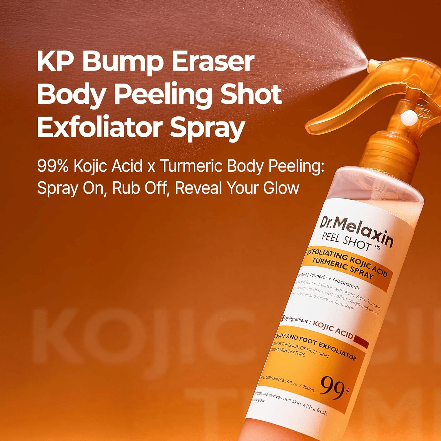 Dr.Melaxin Peel Shot Exfoliating Kojic Acid Turmeric Spray - 200ml alternate view