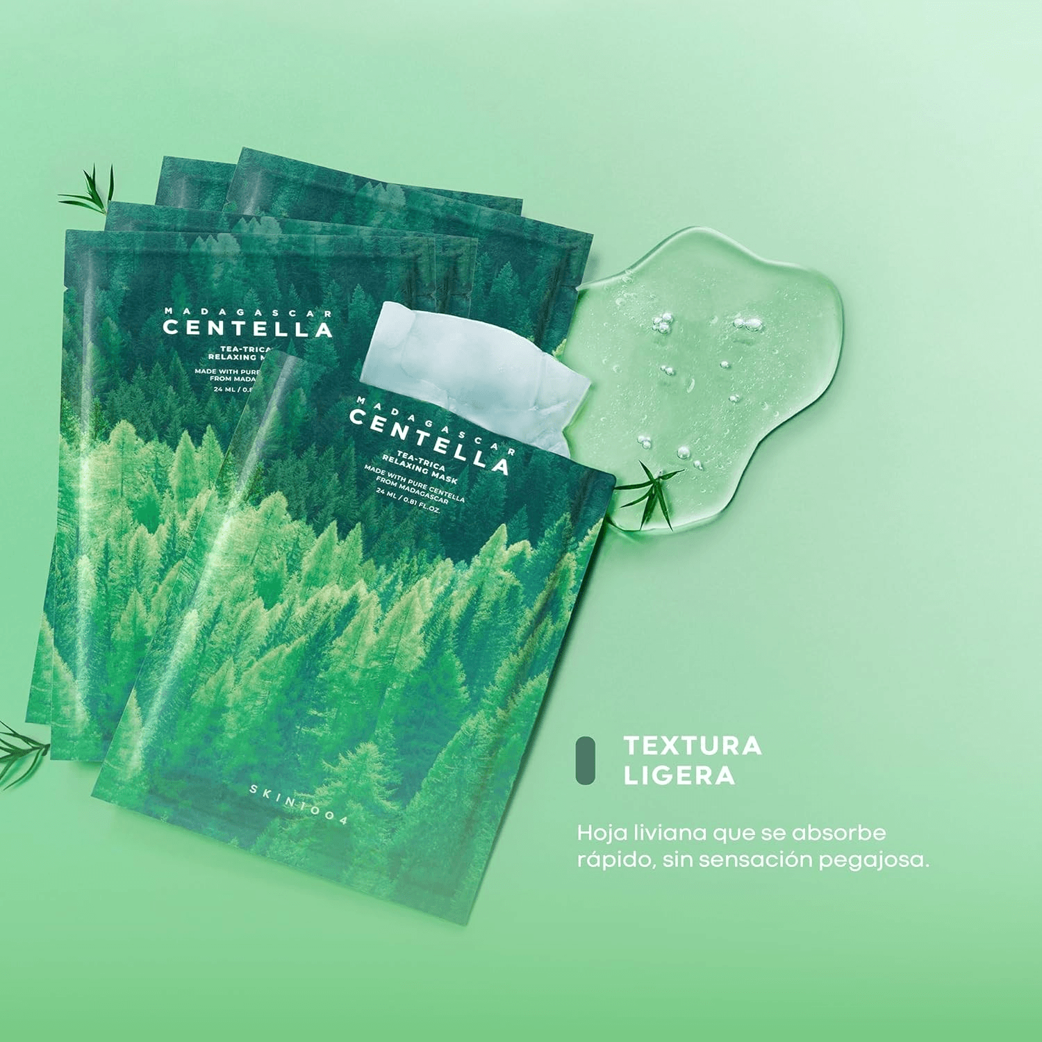 SKIN1004 Madagascar Centella Tea-Trica Relaxing Mask -1Sheet view 4