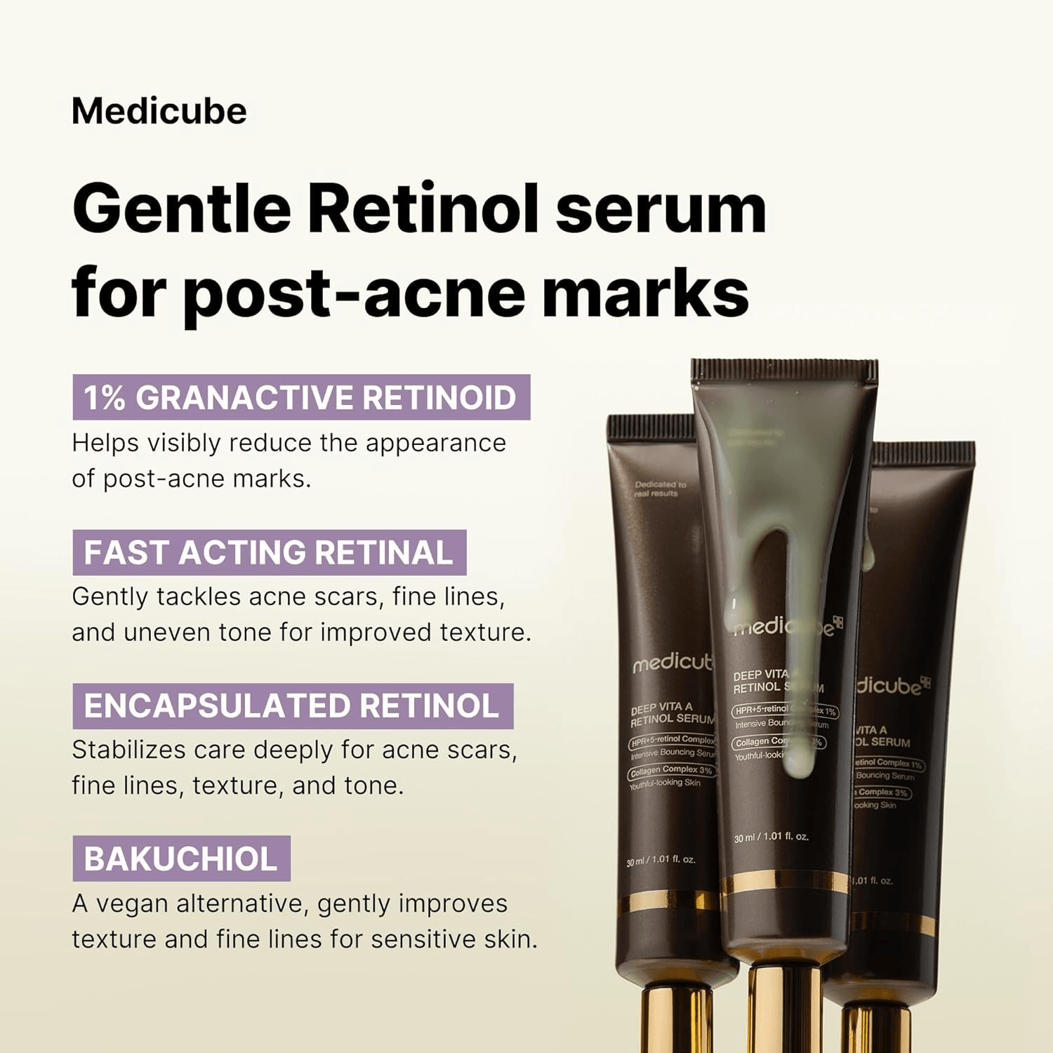 Medicube Deep Vita A Retinol Serum - 30ml view 3